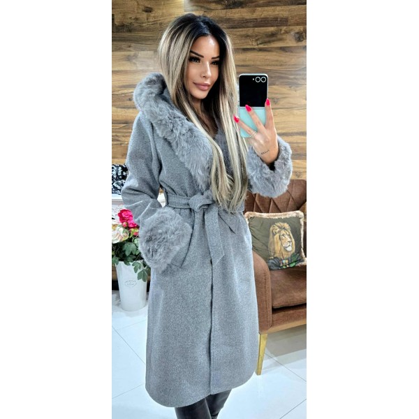 Сиво палто Jane
